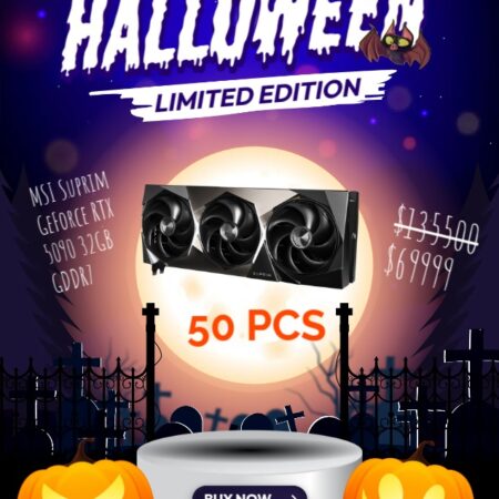 Halloween Promo Pack 50 Pcs MSI Suprim GeForce RTX 5090 32GB GDDR7